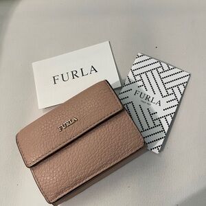 Furla Taupe Leather Wallet